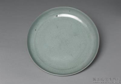 图片[3]-Dish with celadon glaze, Ru ware, Northern Song dynasty, late 11th- early 12th century-China Archive